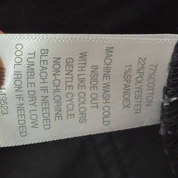 Alexander Jordan Womens Size M Black Solid Pull On Skinny Jeggings - Picture 7 of 10